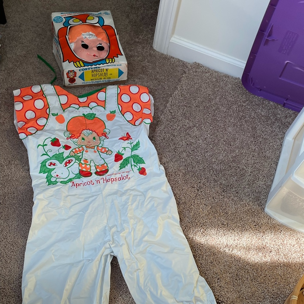 Girls sz 8-10 Vintage Apricot n Hopsalot costume